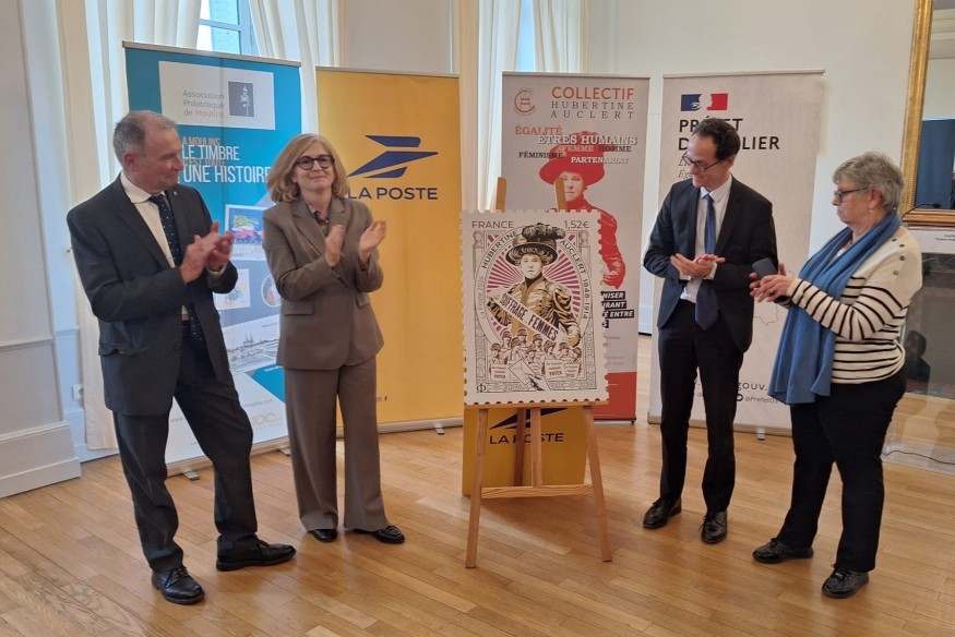 Un timbre à l'effigie de la militante féministe bourbonnaise Hubertine-Auclert bientôt mis en vente