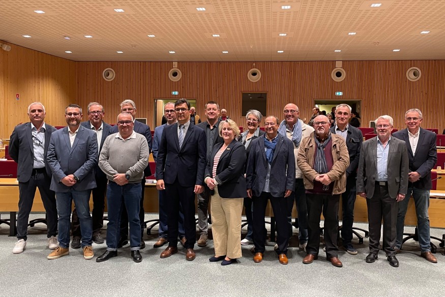 Philippe Perche élu président de Montluçon co, quinze vice-présidents à ses côtés