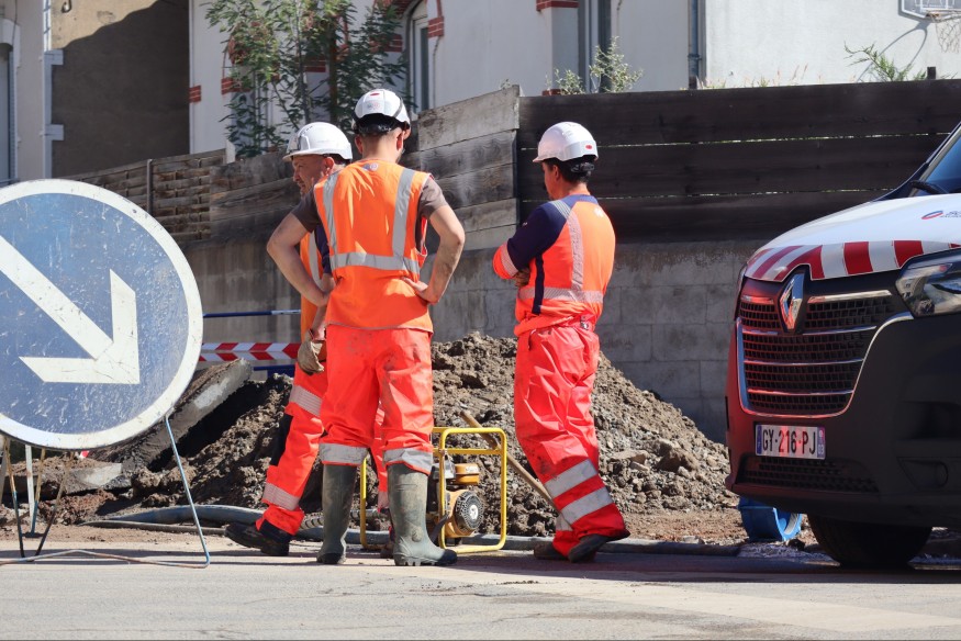 Environ 300 foyers montluçonnais privés d'eau courante après une rupture de canalisation