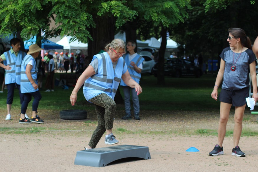 Des seniors en action jeudi au parc des Ilets avec le Challenge sport, santé, bien-être